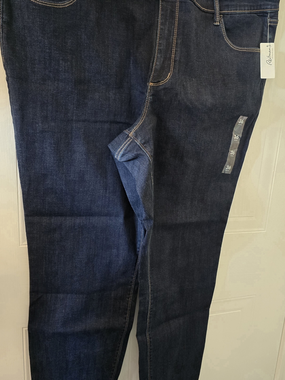 Reitmans Skinny Jeans Petite Size 36 NWT High Rise Dark Wash